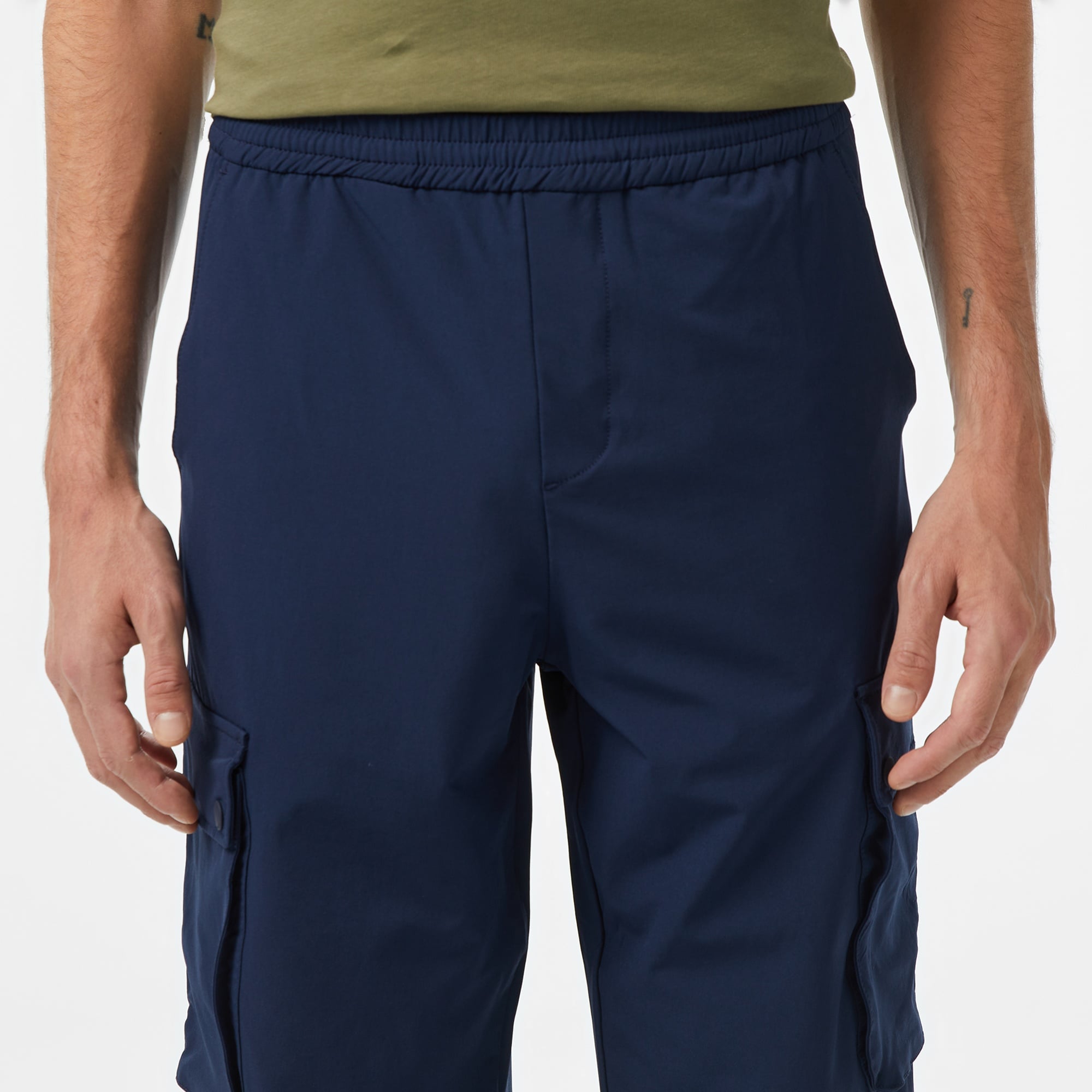 Erkek Relaxed Fit Jogger Lacivert Pantolon