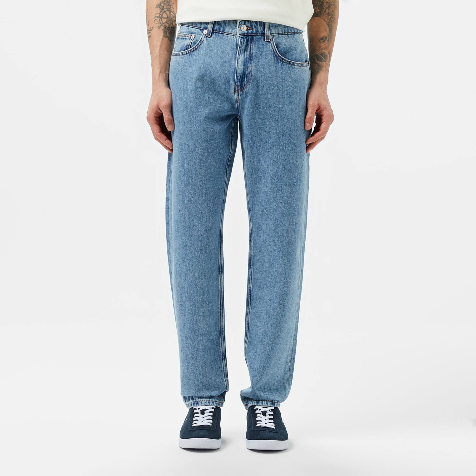 Erkek Açık Mavi Jean Pantolon