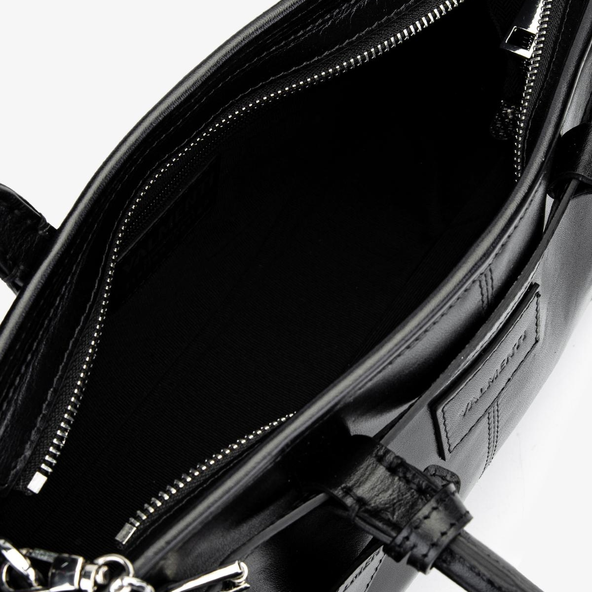 Valmenti Kadın Hakiki Deri Siyah Deri Kol Çantası