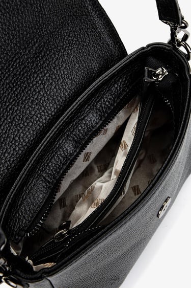  Valmenti Kadın Hakiki Deri Siyah Floter Kol Çantası