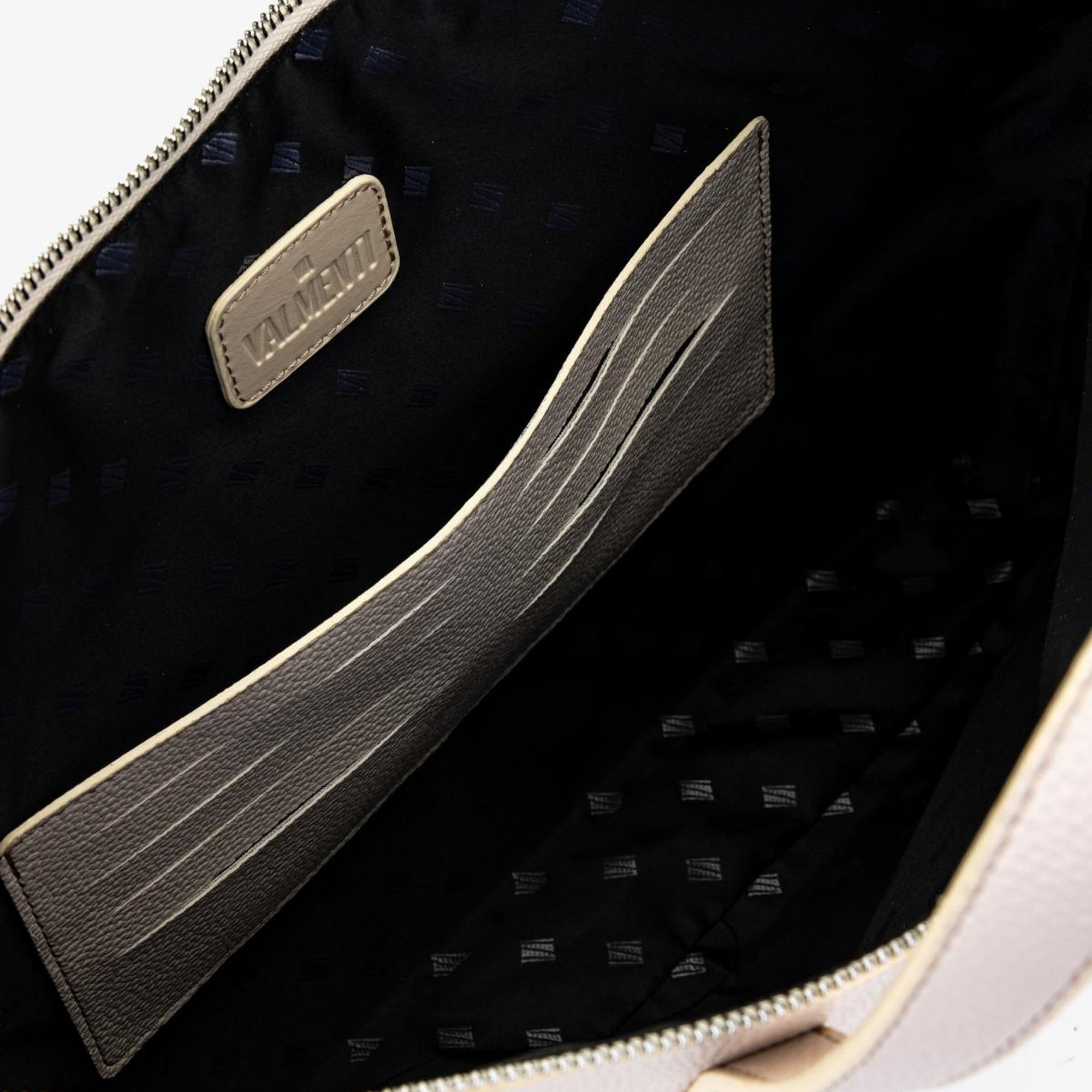 Valmenti Unisex Vegan/Deri Bej Evrak Çantası