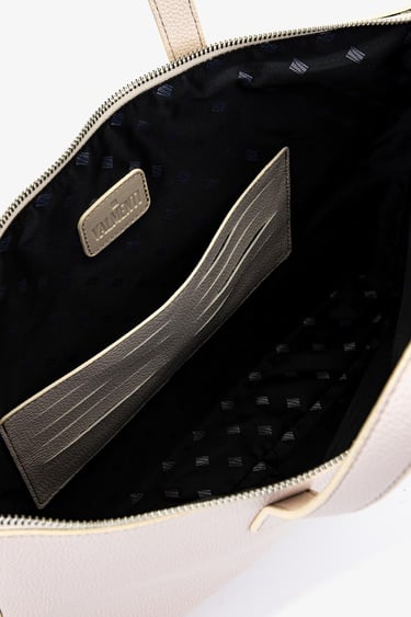  Valmenti Unisex Vegan/Deri Bej Evrak Çantası