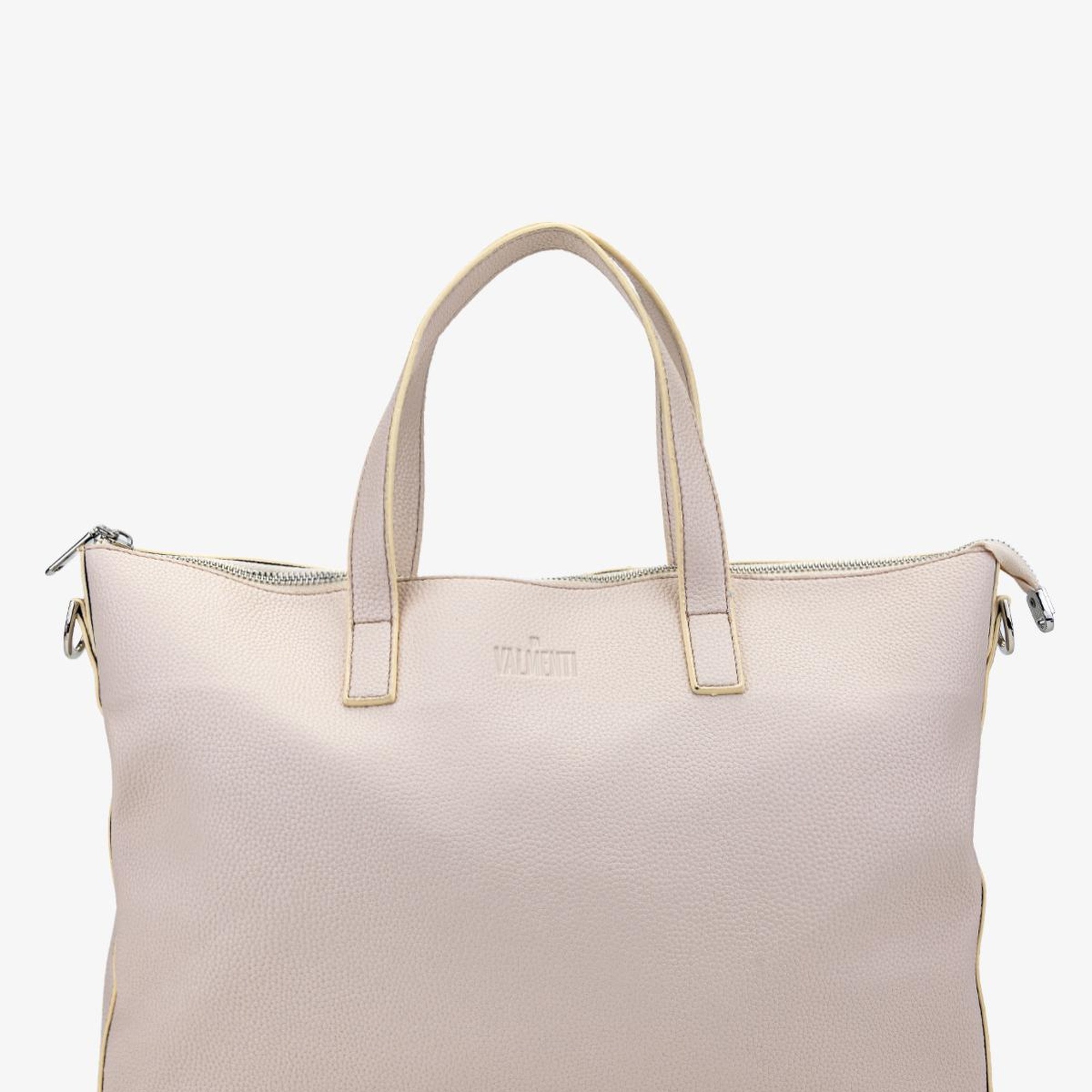 Valmenti Unisex Vegan/Deri Bej Evrak Çantası