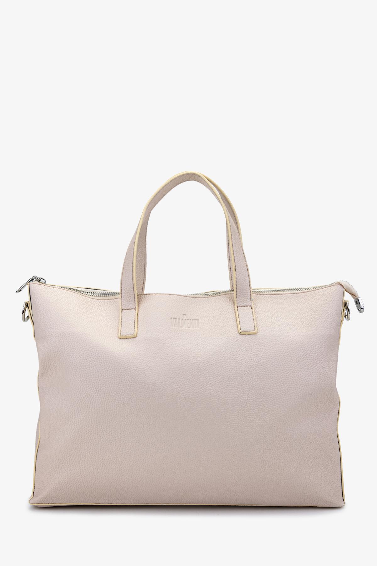  Valmenti Unisex Vegan/Deri Bej Evrak Çantası