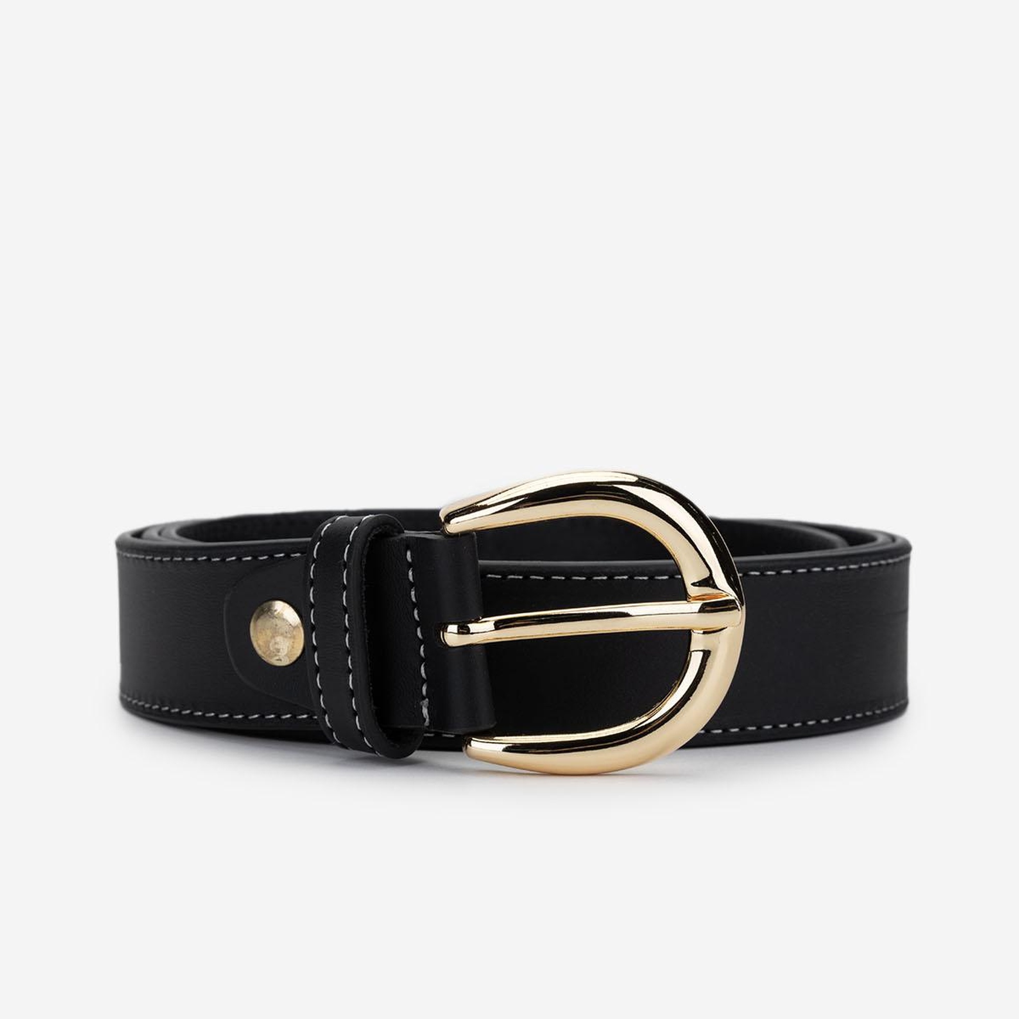 Valmenti Kadın Hakiki Deri Siyah Kemer