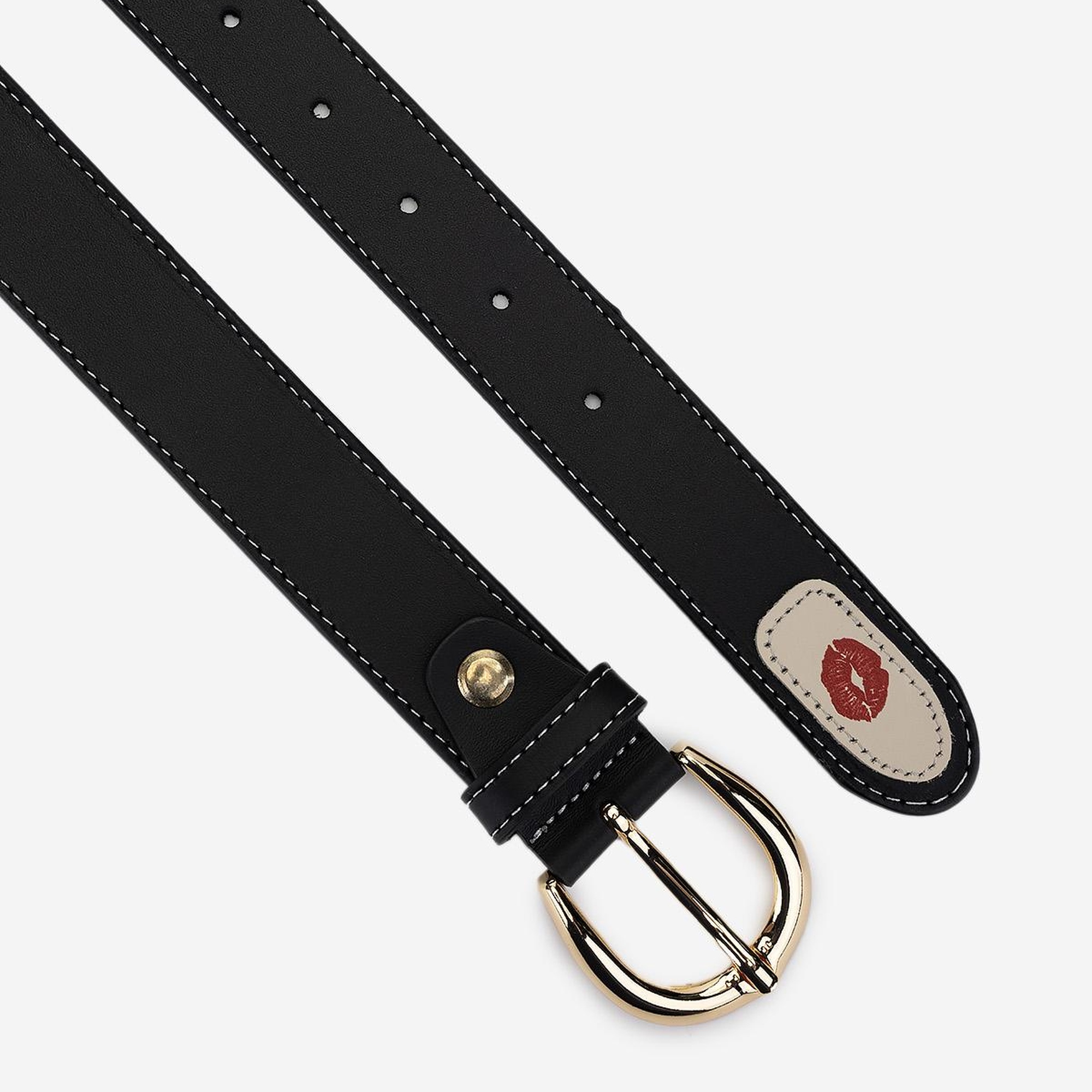 Valmenti Kadın Hakiki Deri Siyah Kemer