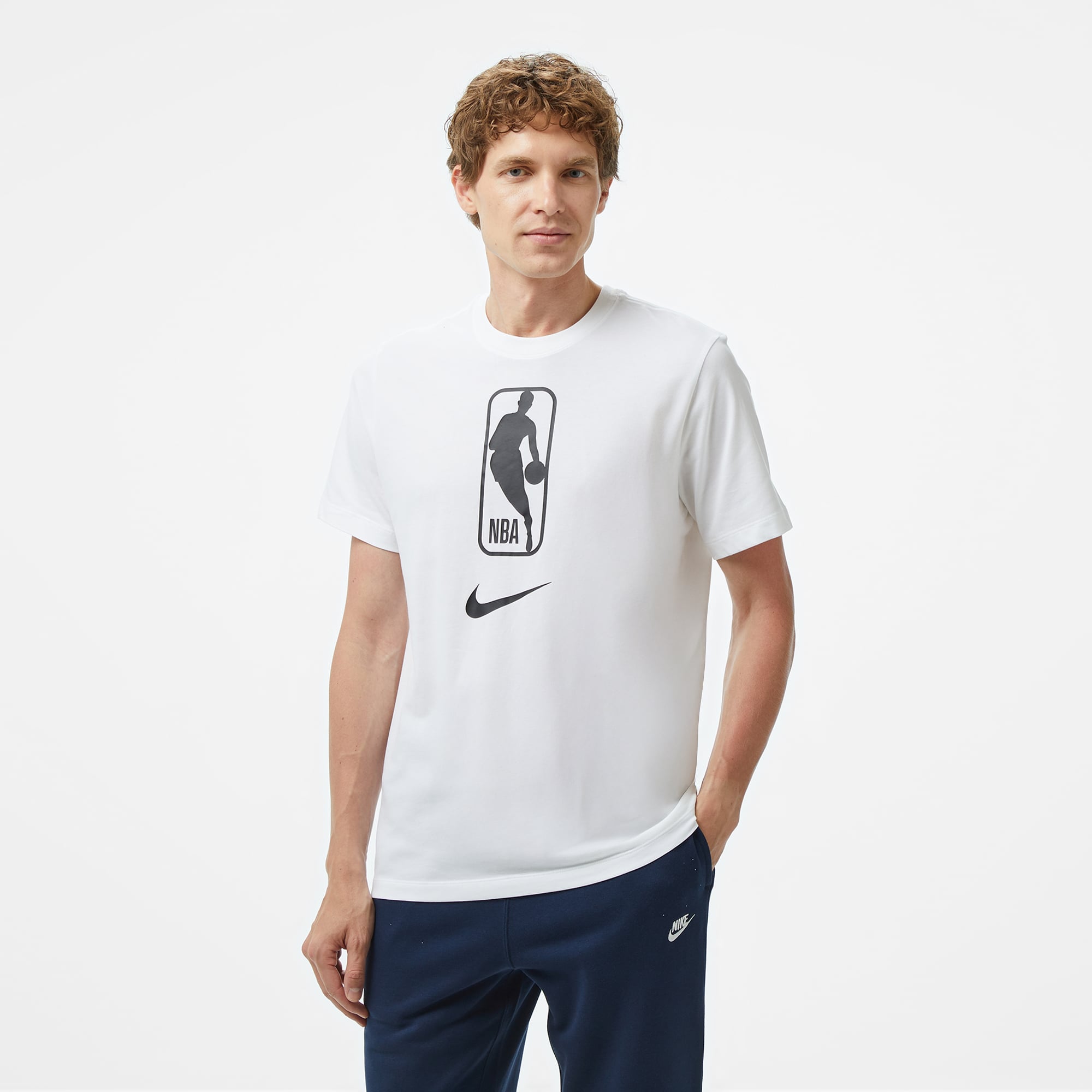  Nike Dri-Fit Team Erkek Beyaz T-Shirt