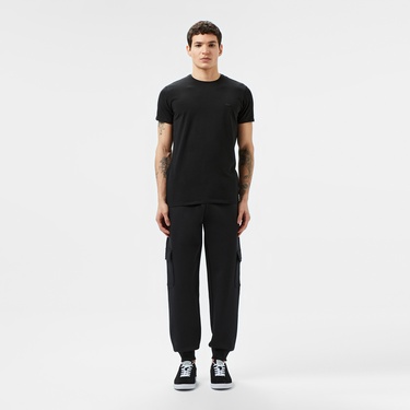  Lacoste Erkek Slim Fit Bisiklet Yaka Siyah T-Shirt