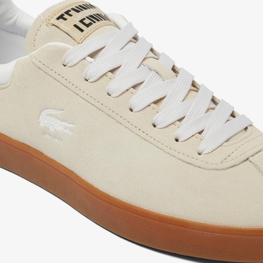  Lacoste Baseshot Erkek Bej Sneaker