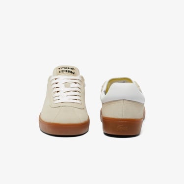  Lacoste Baseshot Erkek Bej Sneaker