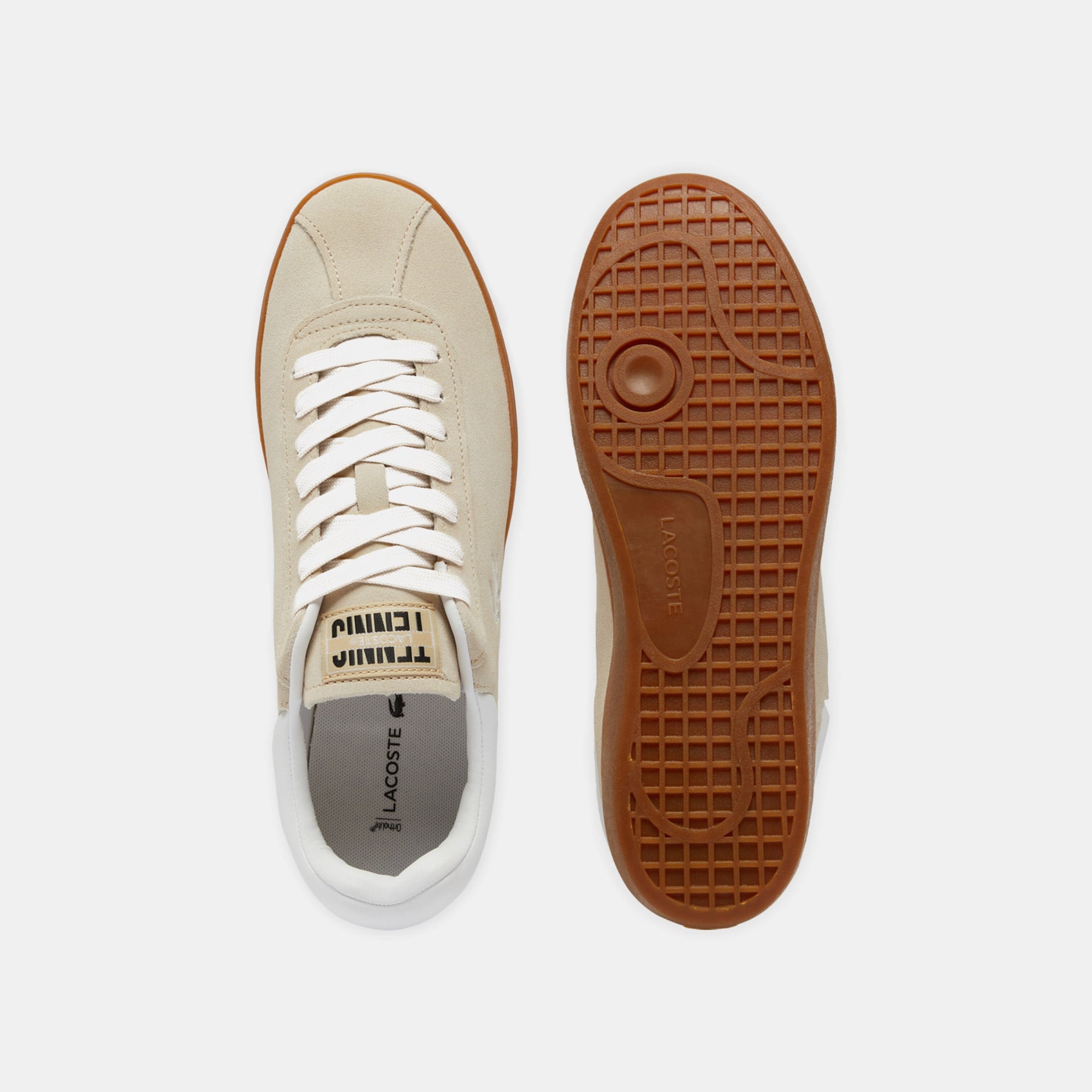 Lacoste Baseshot Erkek Bej Sneaker