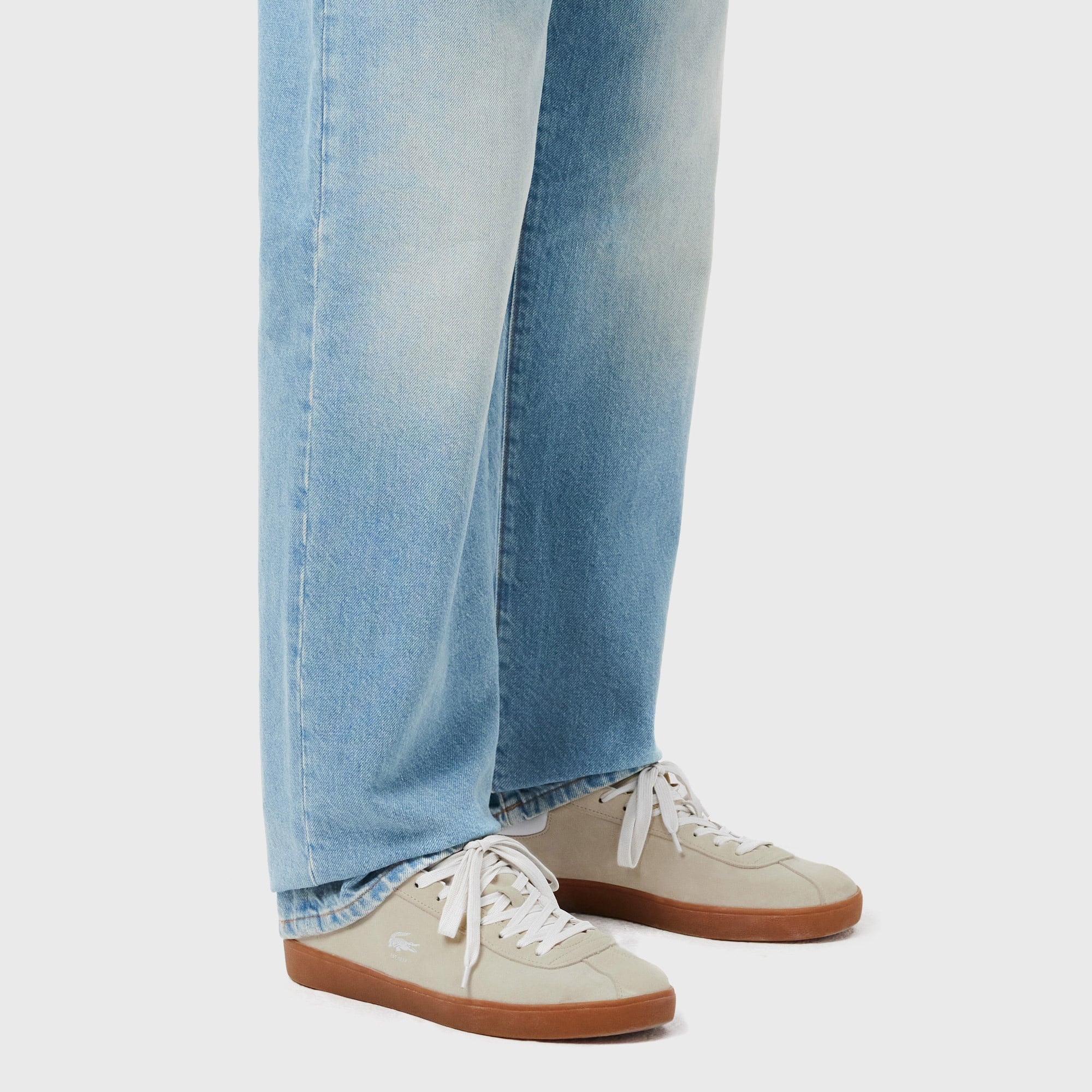 Lacoste Baseshot Erkek Bej Sneaker