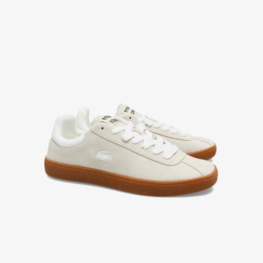  Lacoste Baseshot Kadın Bej Sneaker