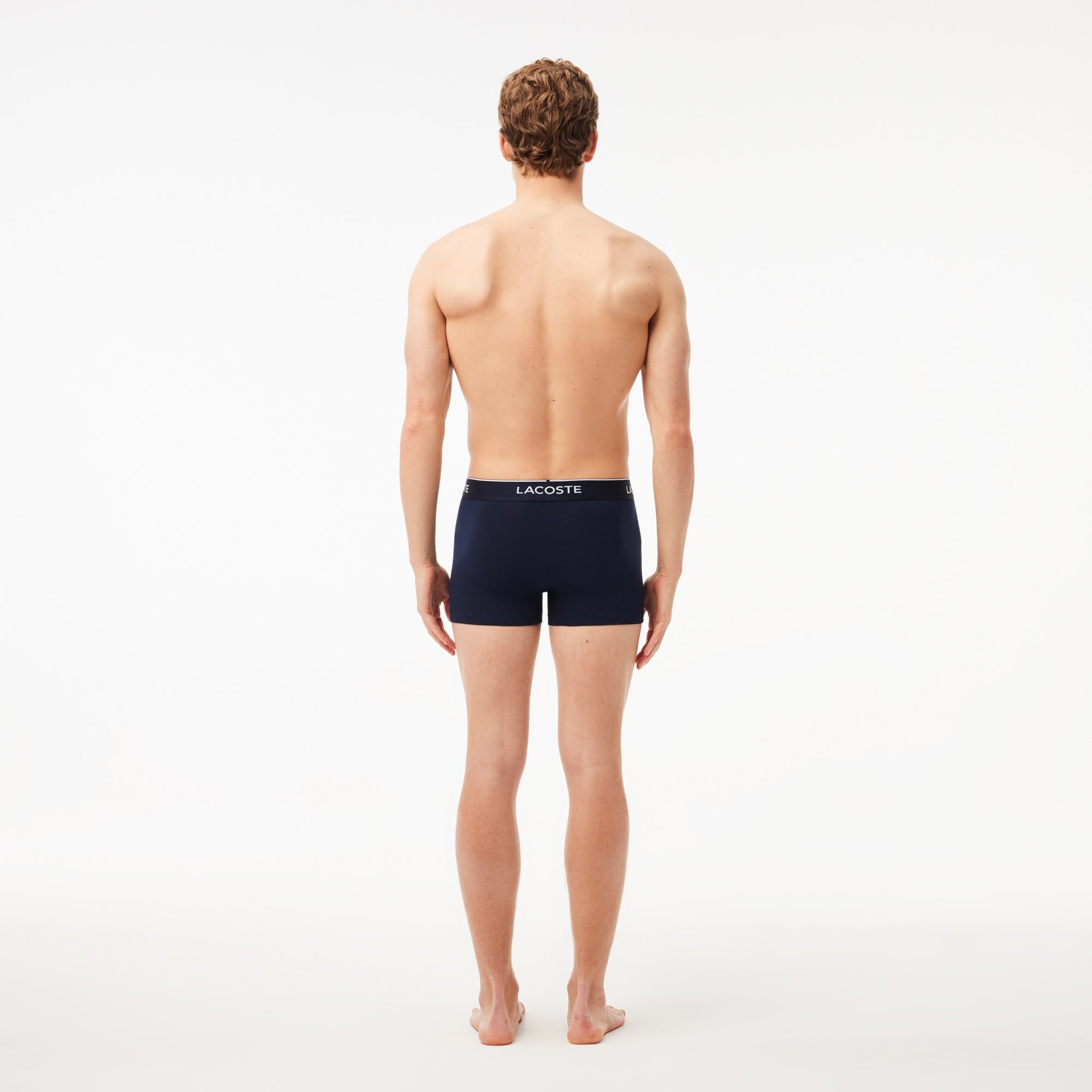 Lacoste Erkek 3'lü Lacivert Boxer