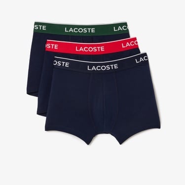  Lacoste Erkek 3'lü Lacivert Boxer