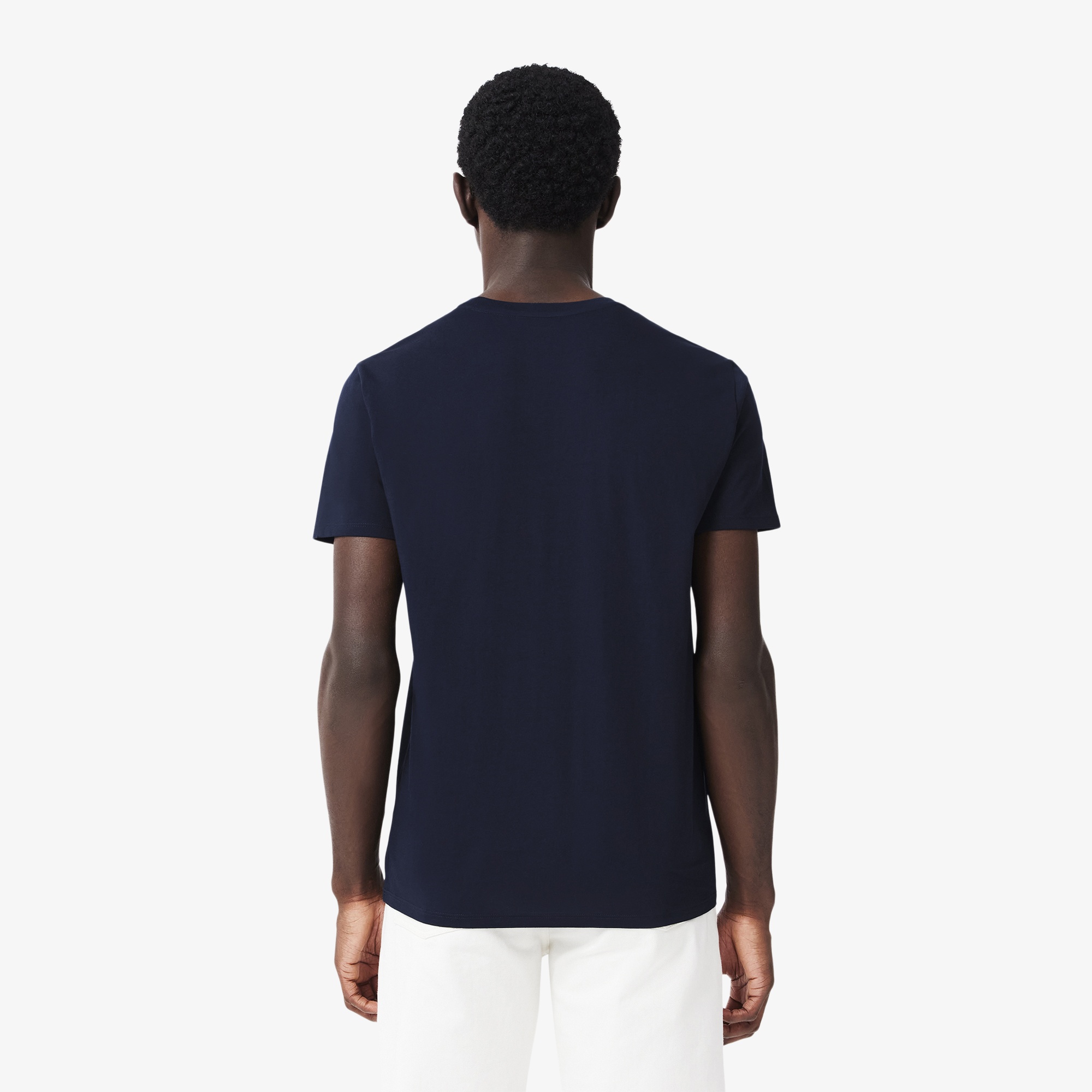 Lacoste Erkek Regular Fit Bisiklet Yaka Lacivert T-Shirt