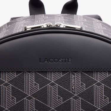  Lacoste The Blend Erkek Monogram Siyah Sırt Çantası