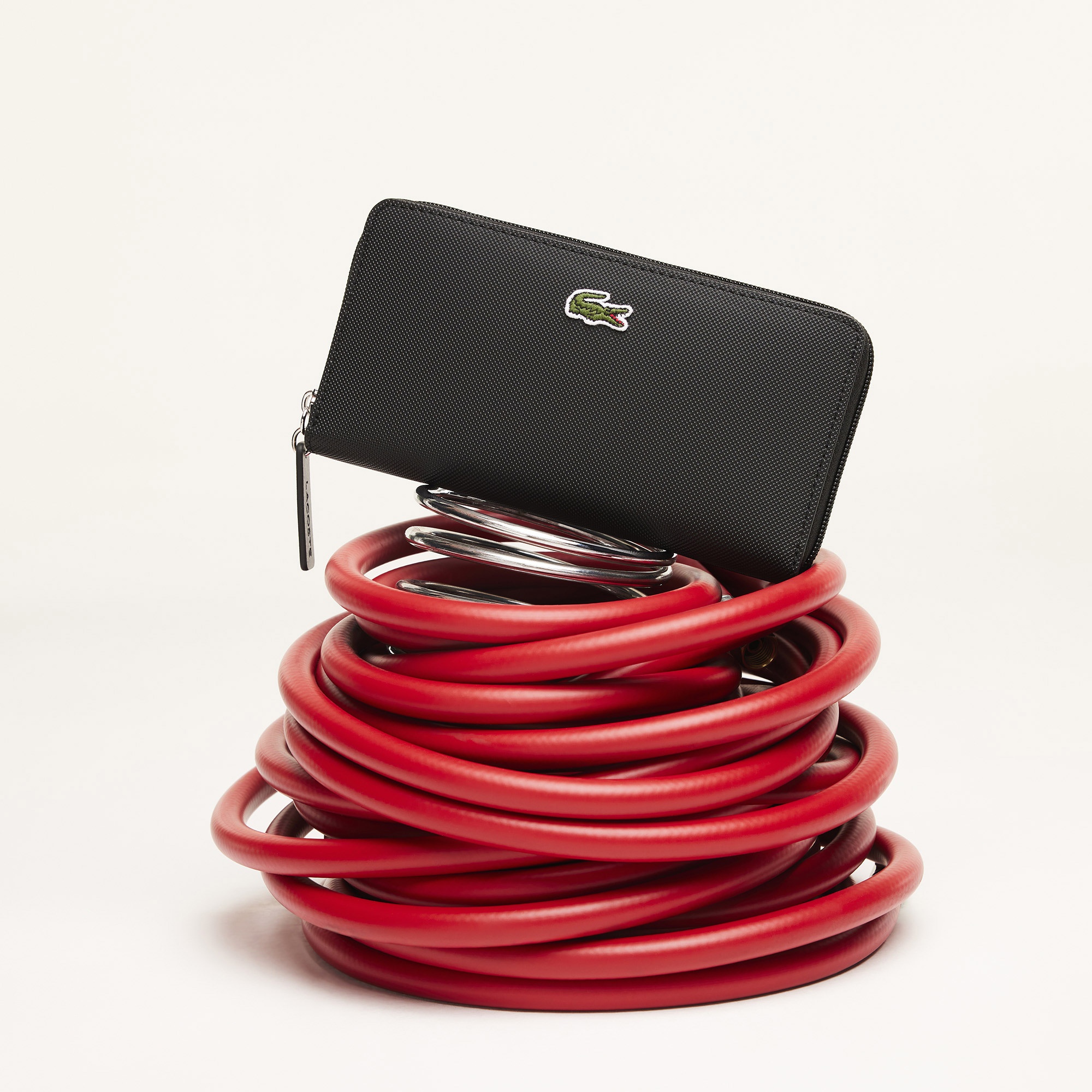 Lacoste L.12.12 Kadın Siyah Cüzdan