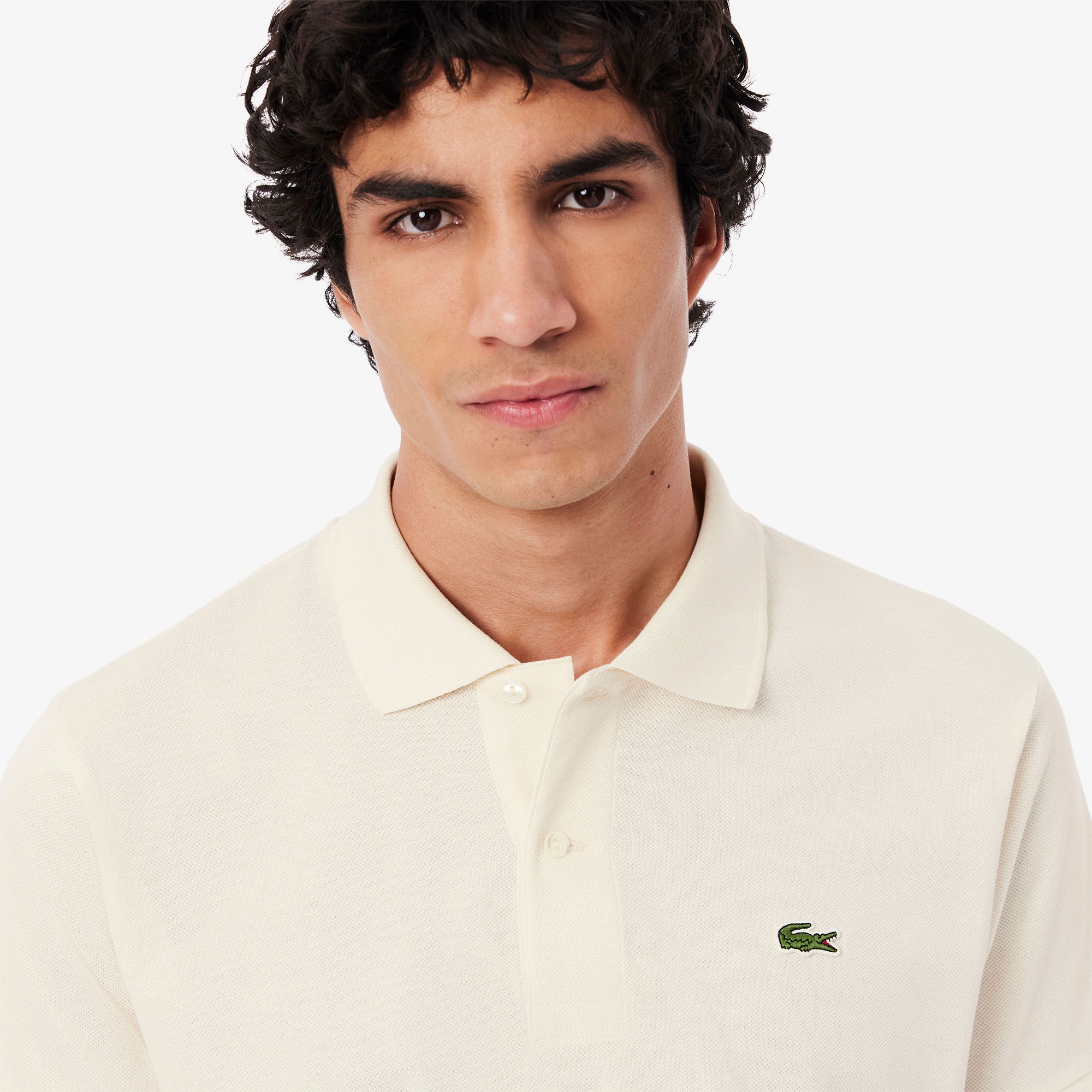 Lacoste L.12.12 Erkek Classic Fit Bej Polo
