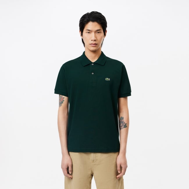  Lacoste L.12.12 Erkek Classic Fit Koyu Yeşil Polo