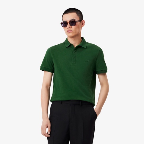  Lacoste Paris Erkek Regular Fit Yeşil Polo