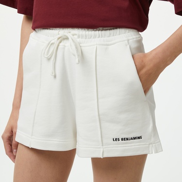  Les Benjamins Essentials Kadın Beyaz Şort