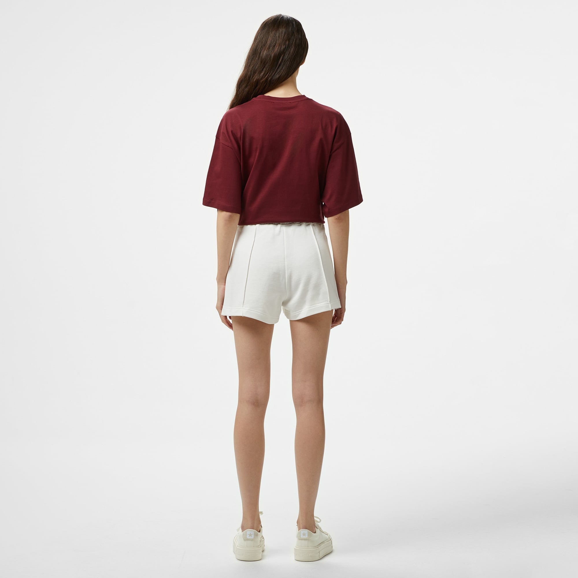 Les Benjamins Essentials Kadın Beyaz Şort