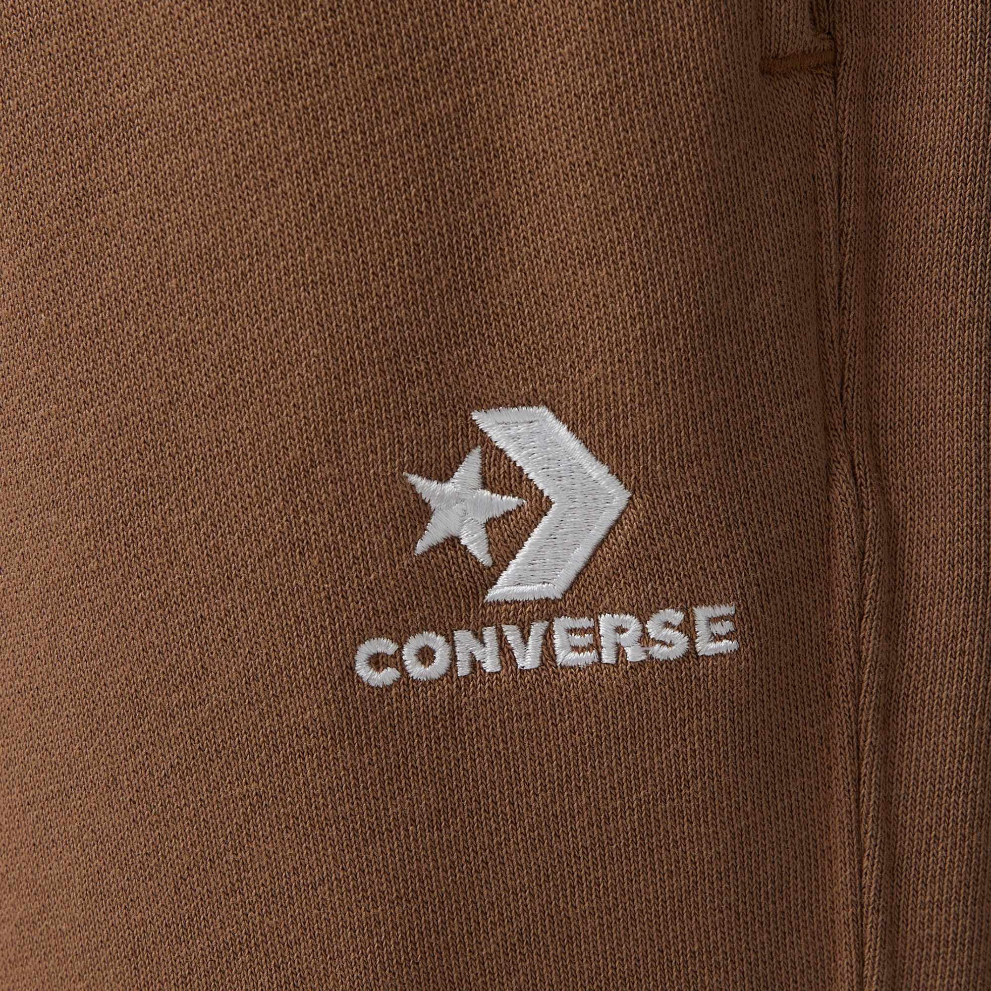 Converse Go-To Embroidered Star Chevron Unisex Kahverengi Eşofman Altı