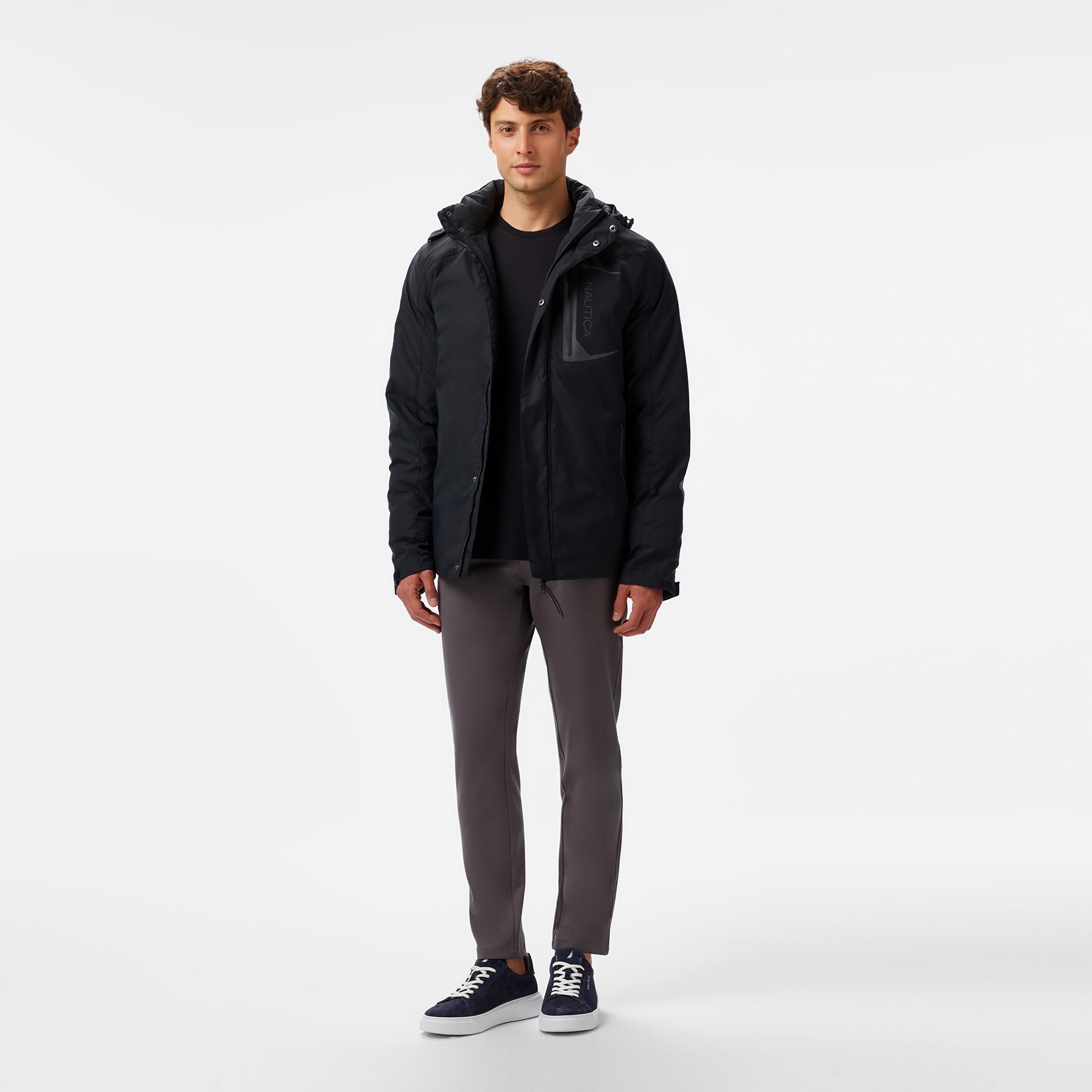 Nautica Erkek Siyah Mont