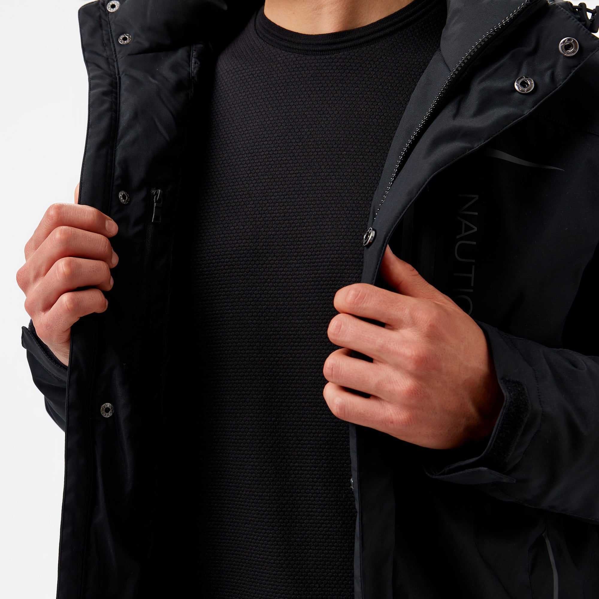 Nautica Erkek Siyah Mont