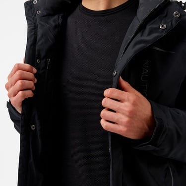  Nautica Erkek Siyah Mont