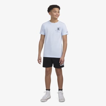  Converse Chuck Taylor All Star Çocuk Açık Mavi T-Shirt