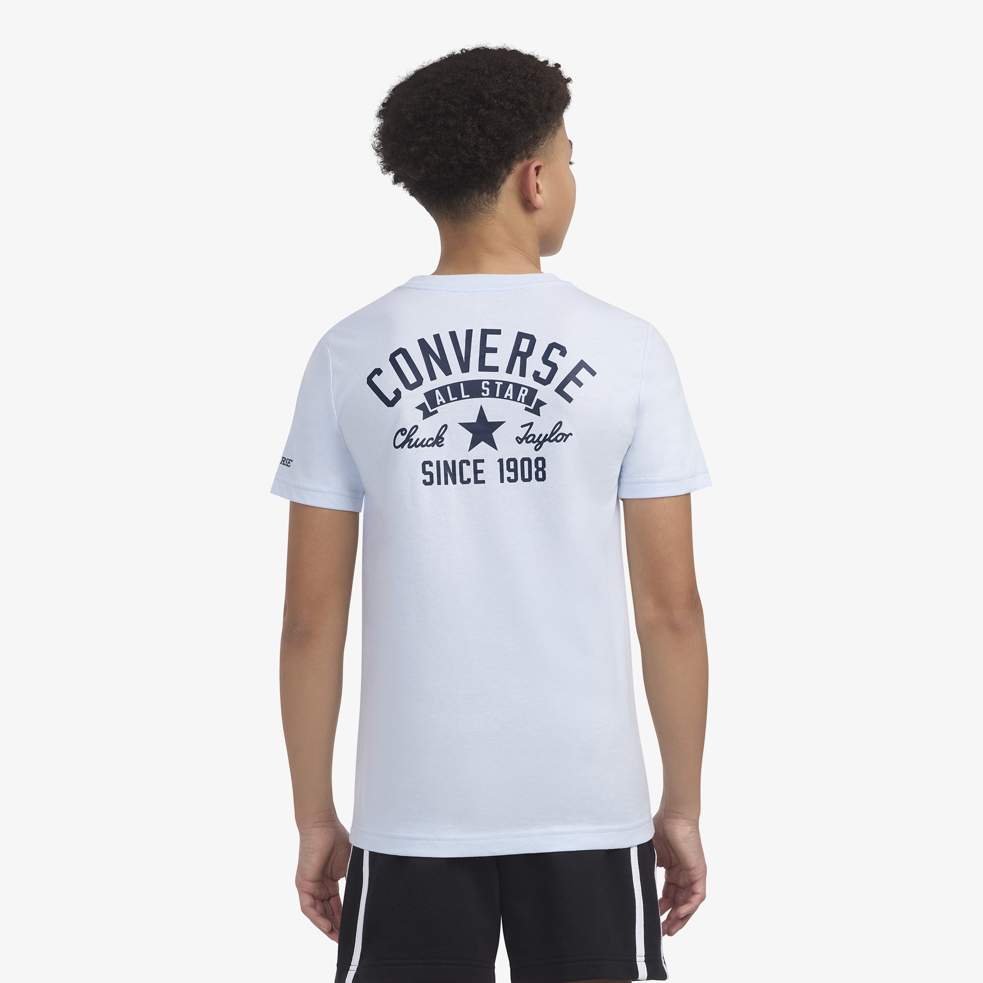 Converse Chuck Taylor All Star Çocuk Açık Mavi T-Shirt