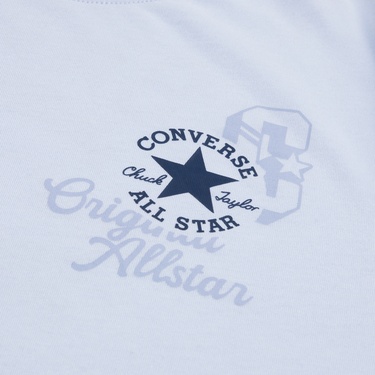  Converse Chuck Taylor All Star Çocuk Açık Mavi T-Shirt