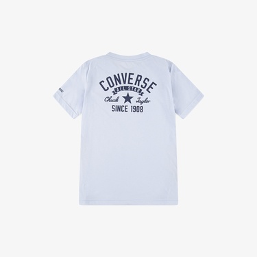  Converse Chuck Taylor All Star Çocuk Açık Mavi T-Shirt