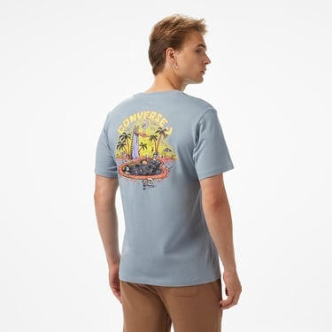  Converse Erkek Mavi T-Shirt