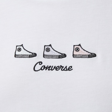  Converse Kadın Beyaz T-Shirt