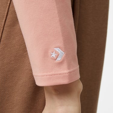  Converse Kadın Uzun Kollu Pembe T-Shirt