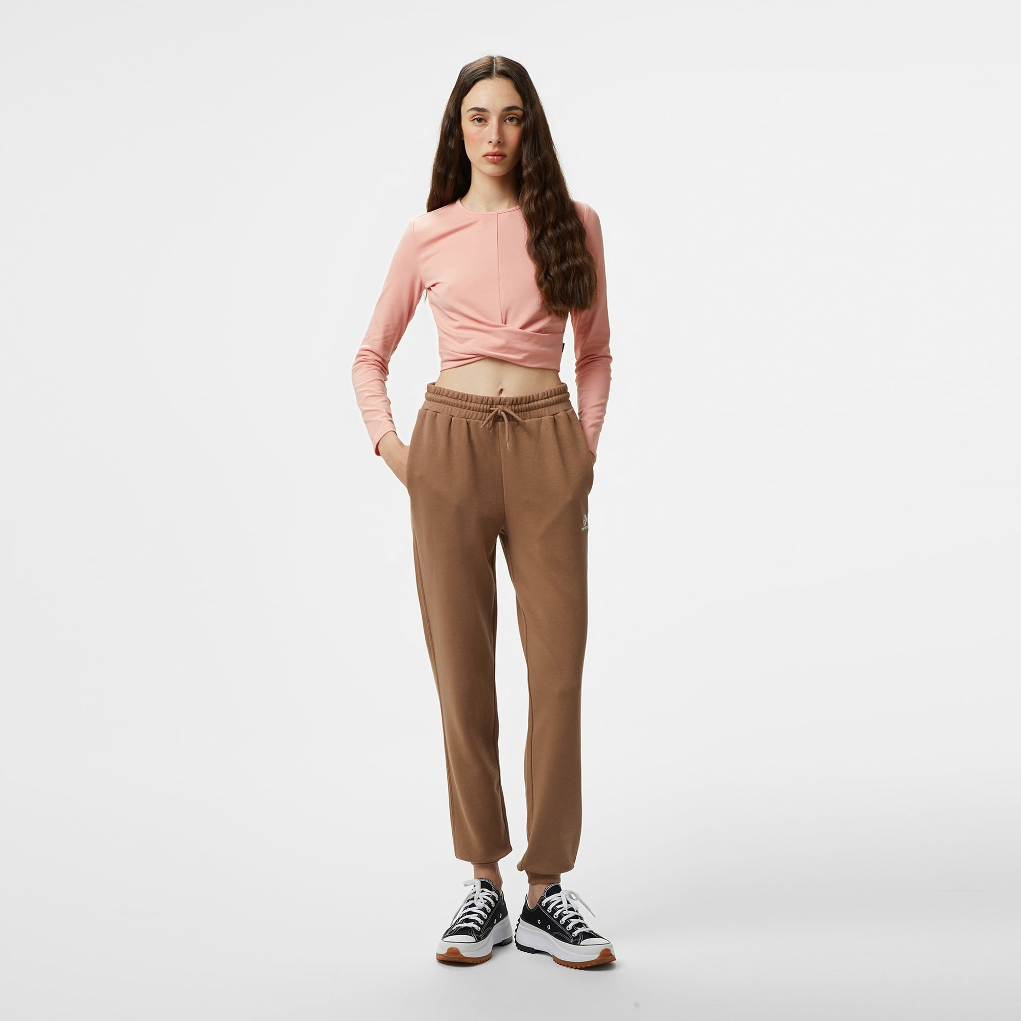 Converse Kadın Uzun Kollu Pembe T-Shirt