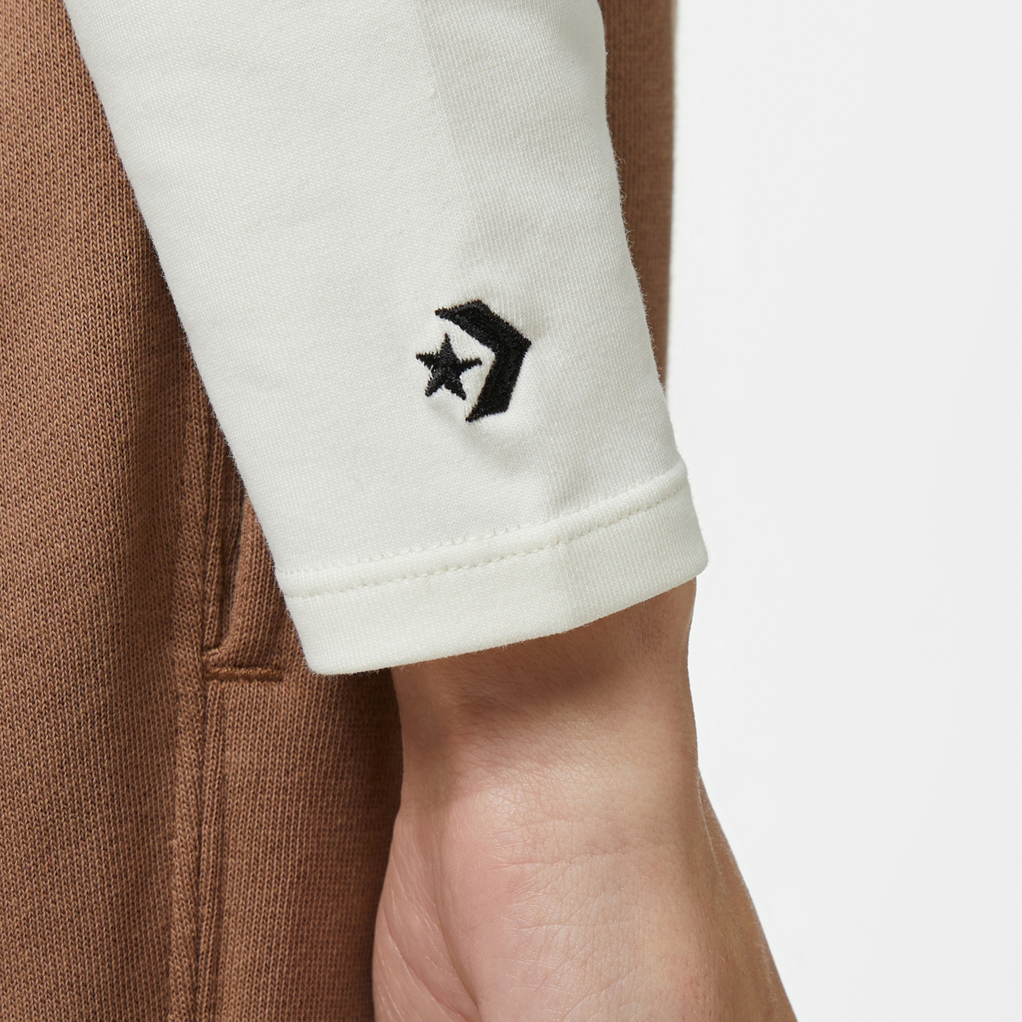 Converse Kadın Uzun Kollu Beyaz T-Shirt