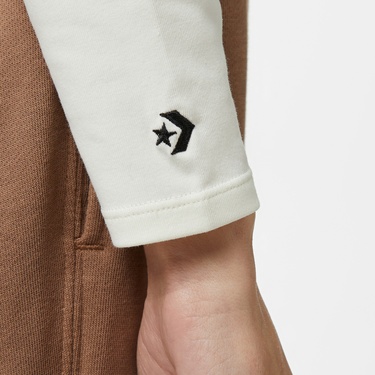  Converse Kadın Uzun Kollu Beyaz T-Shirt