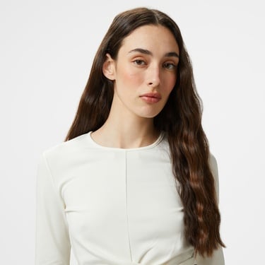  Converse Kadın Uzun Kollu Beyaz T-Shirt