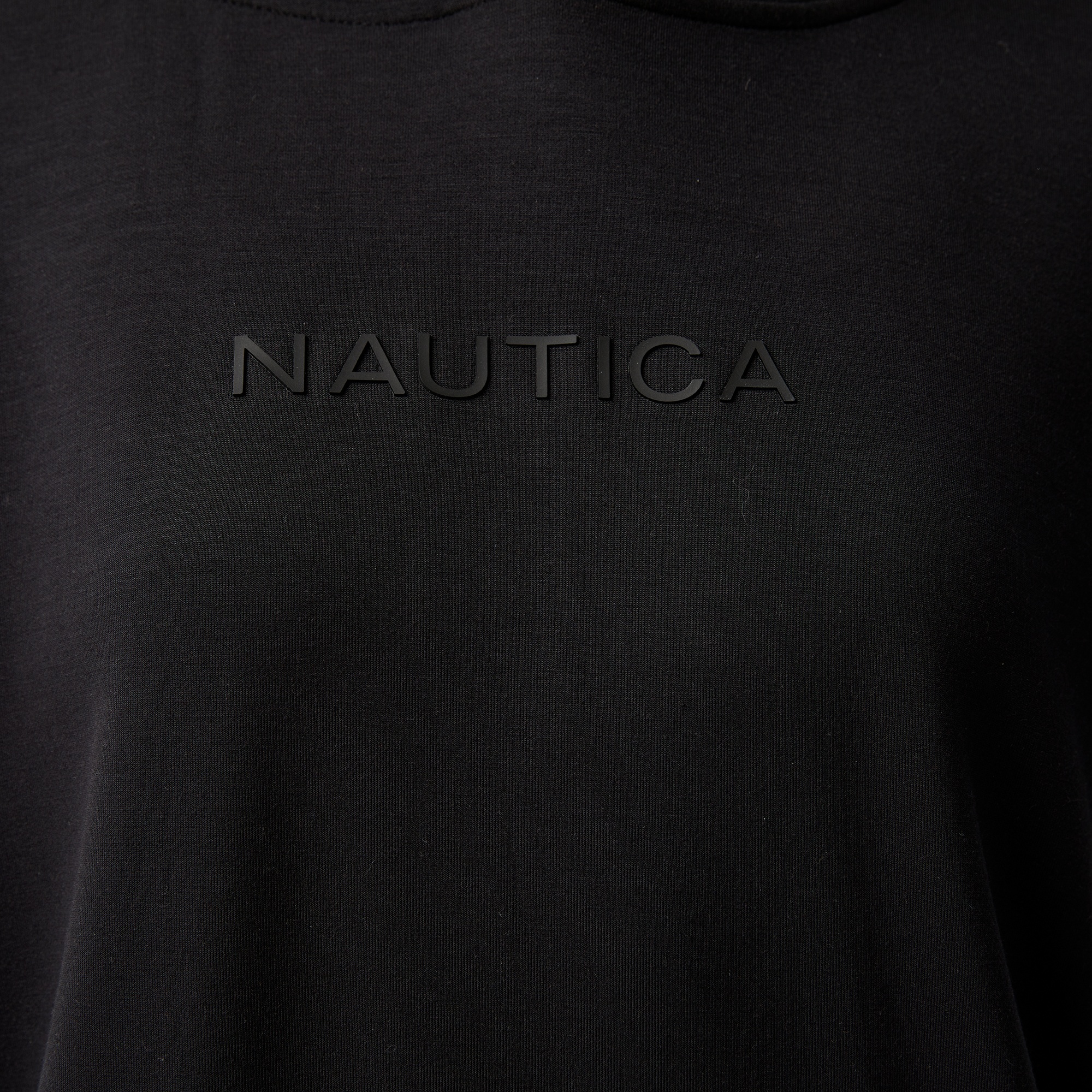 Nautica Kadın Siyah Relaxed Fit Kapüşonlu Sweatshirt