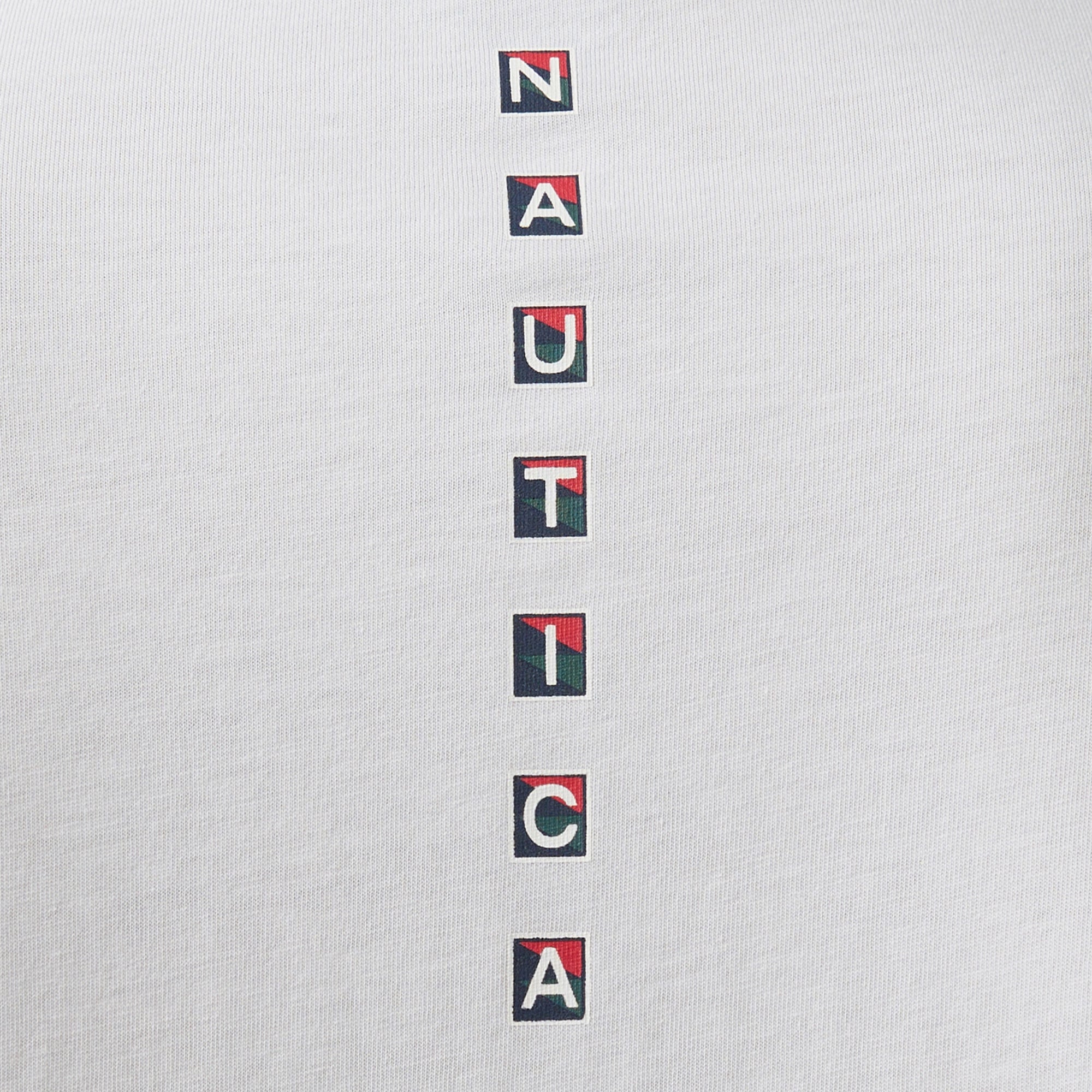 Nautica Erkek Beyaz Regular Fit T-Shirt
