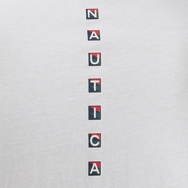  Nautica Erkek Beyaz Regular Fit T-Shirt