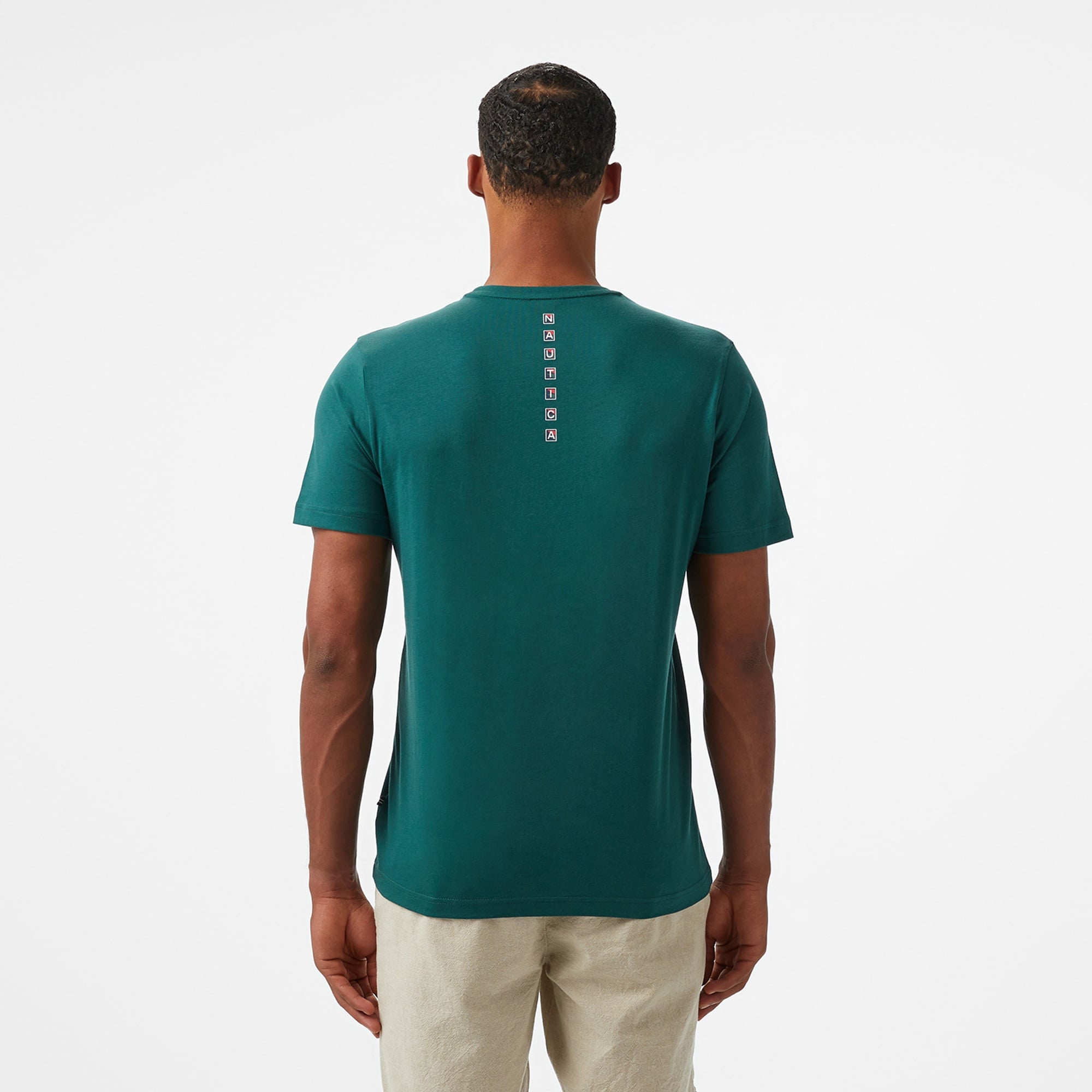 Nautica Erkek Yeşil Regular Fit T-Shirt