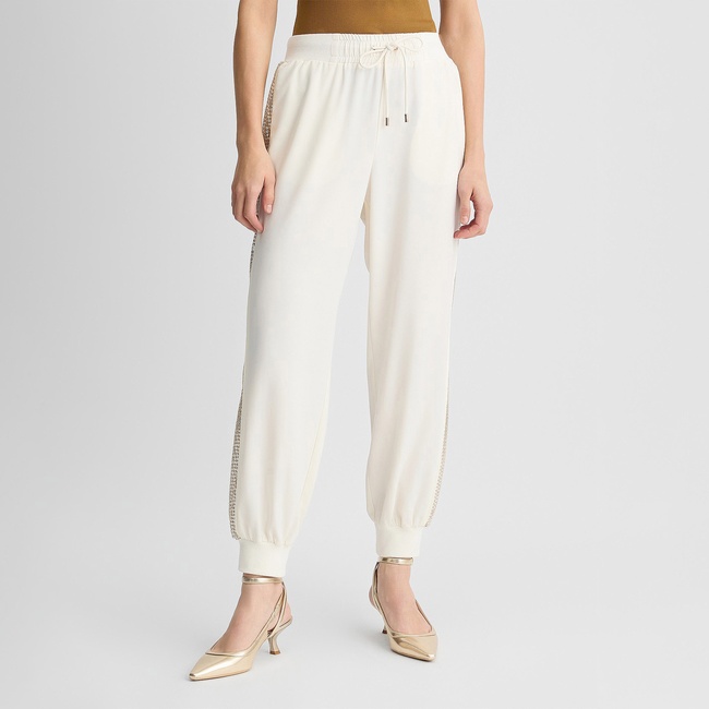  Liu Jo Kadın Beyaz Pantolon