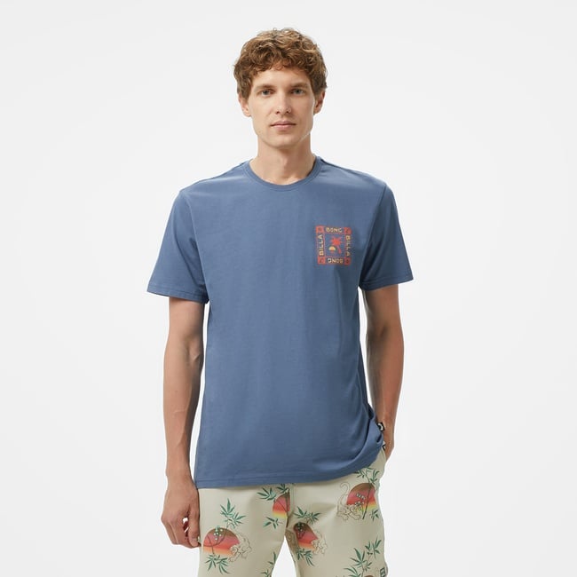  Billabong Window Premium Erkek Mavi T-Shirt