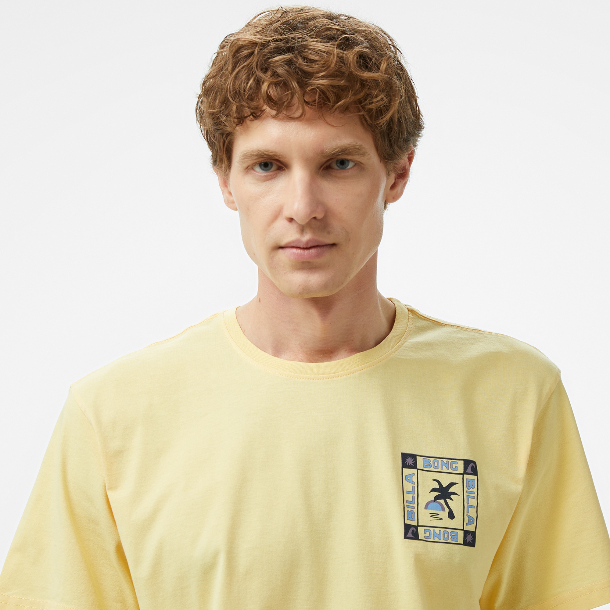Billabong Window Premium Erkek Sarı T-Shirt