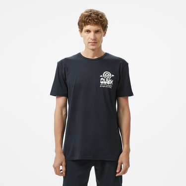  Quiksilver Ev Cosmic Vibrations Ss Erkek Siyah T-Shirt